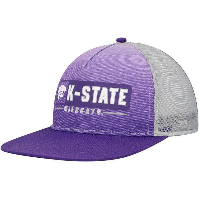 Mens Colosseum /Gray Kansas State Wildcats Snapback Hat Product Image