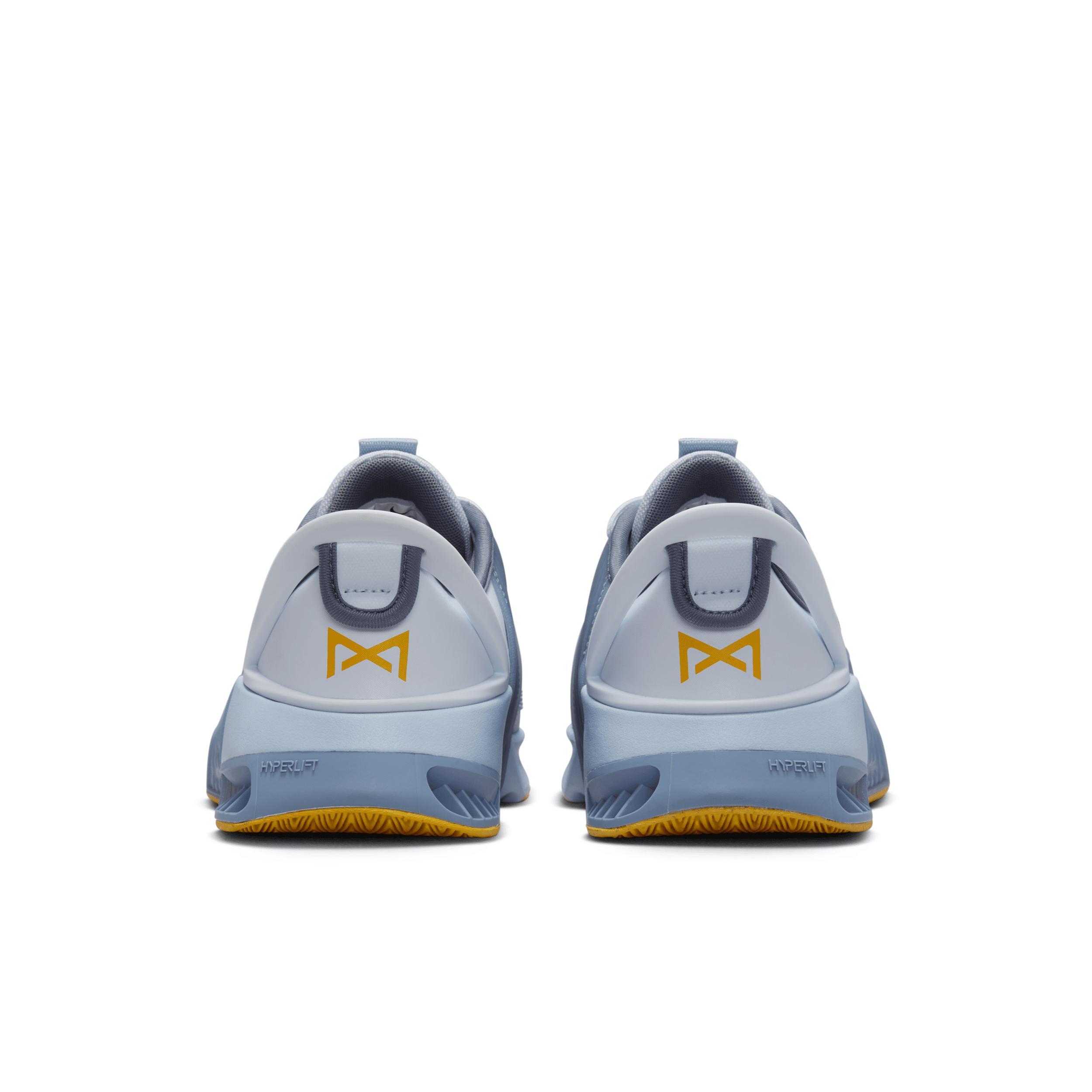 Nike Training Metcon 9 sneakers in gray and orange Product Image