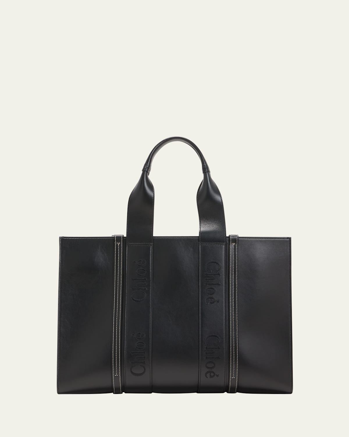 Chloe Woody Large Leather Tote Product Image