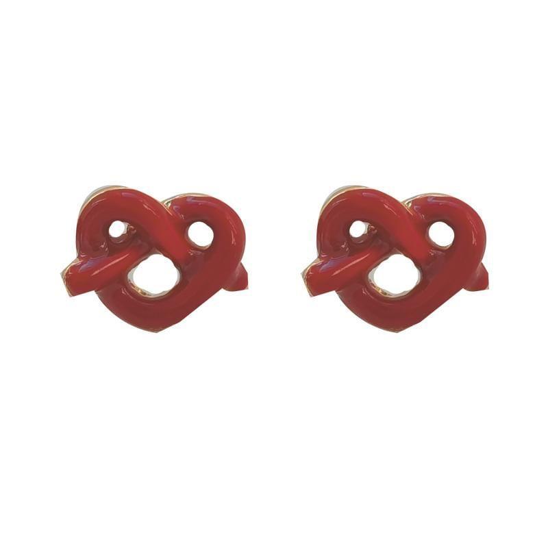 Pretzel Glaze Alloy Stud Earring Product Image