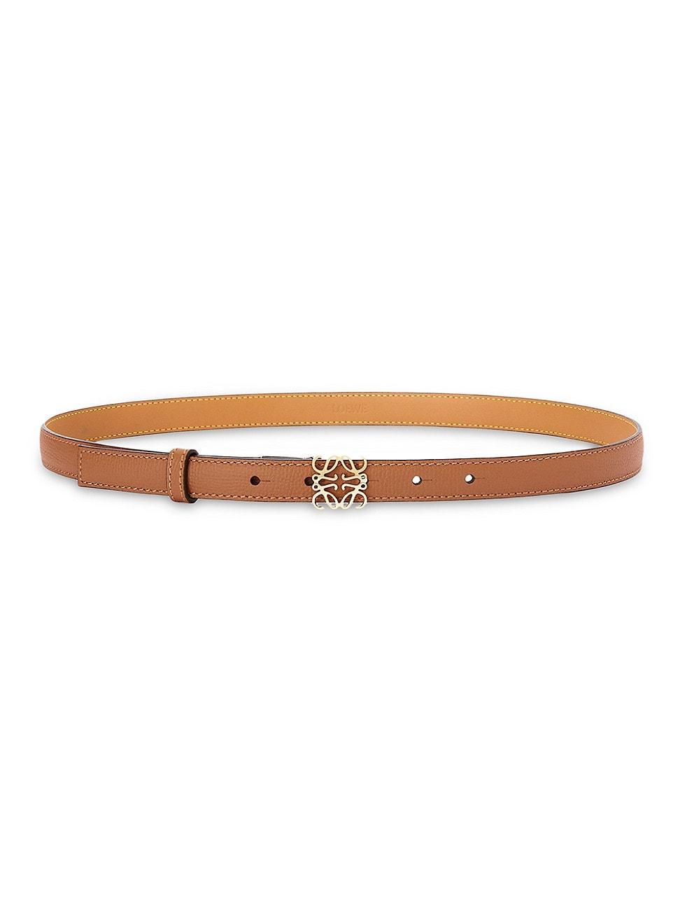 Womens Anagram Leather Belt Product Image