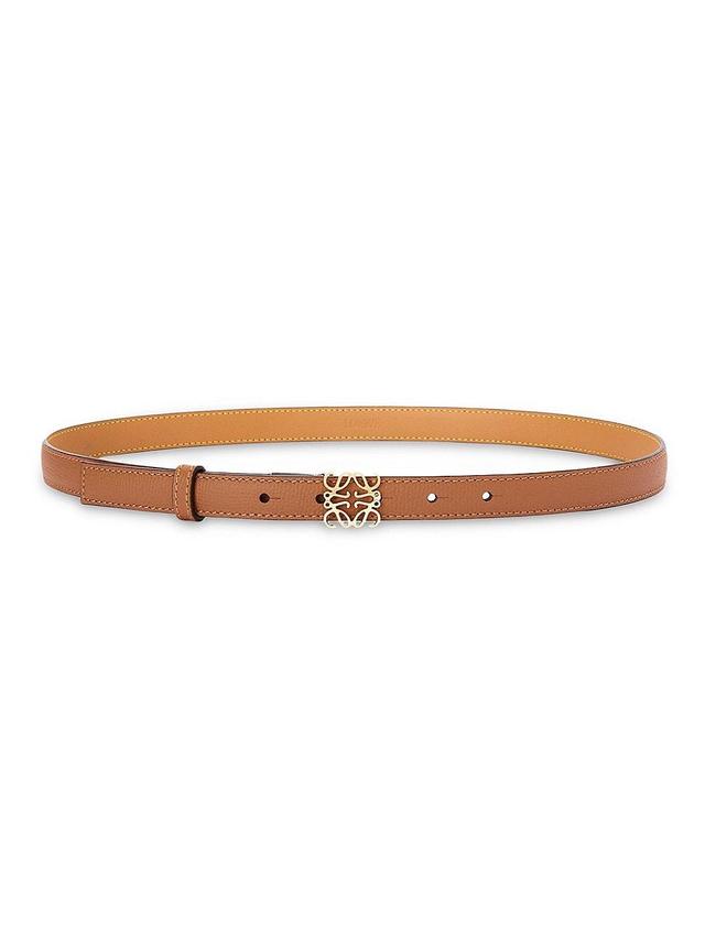 Womens Anagram Leather Belt Product Image