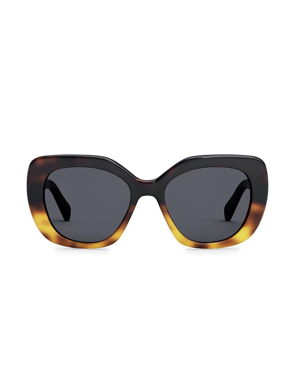 CELINE Triomphe 55mm Rectangular Sunglasses Product Image