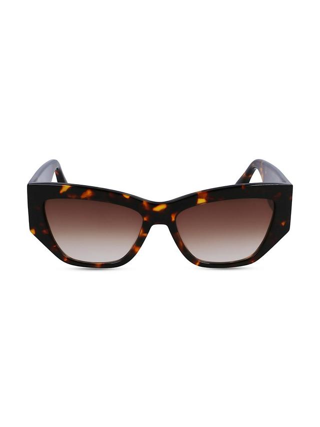 Womens Sculptural 55MM Cat-Eye Sunglasses Product Image