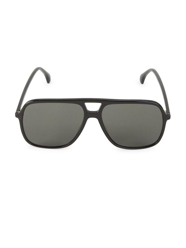 Mens 58MM Aviator Sunglasses Product Image