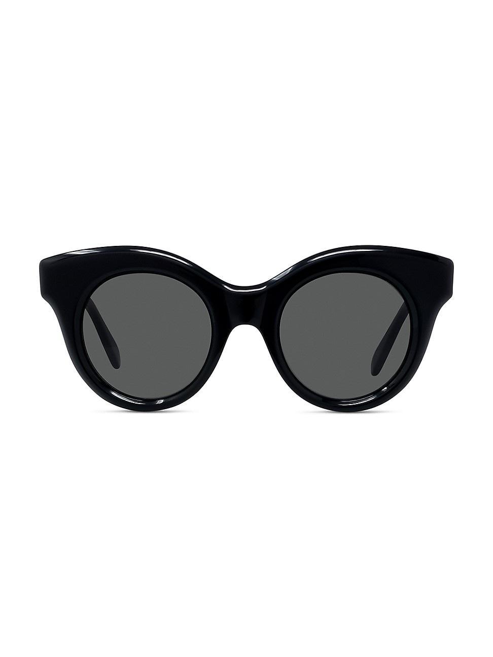 Womens Curvy 49MM Round Sunglasses Product Image