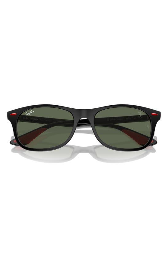 RAY BAN 53mm Square Sunglasses In Transparent Brown Product Image