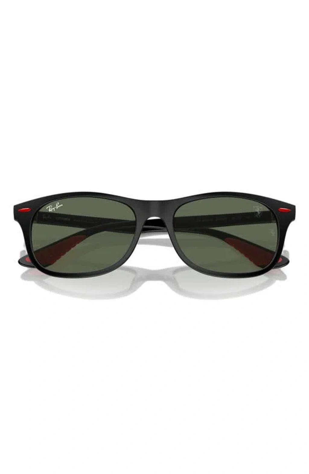 RAY BAN 53mm Square Sunglasses In Transparent Brown Product Image