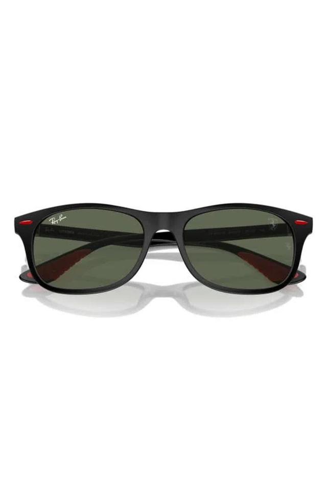 RAY BAN 53mm Square Sunglasses In Transparent Brown Product Image