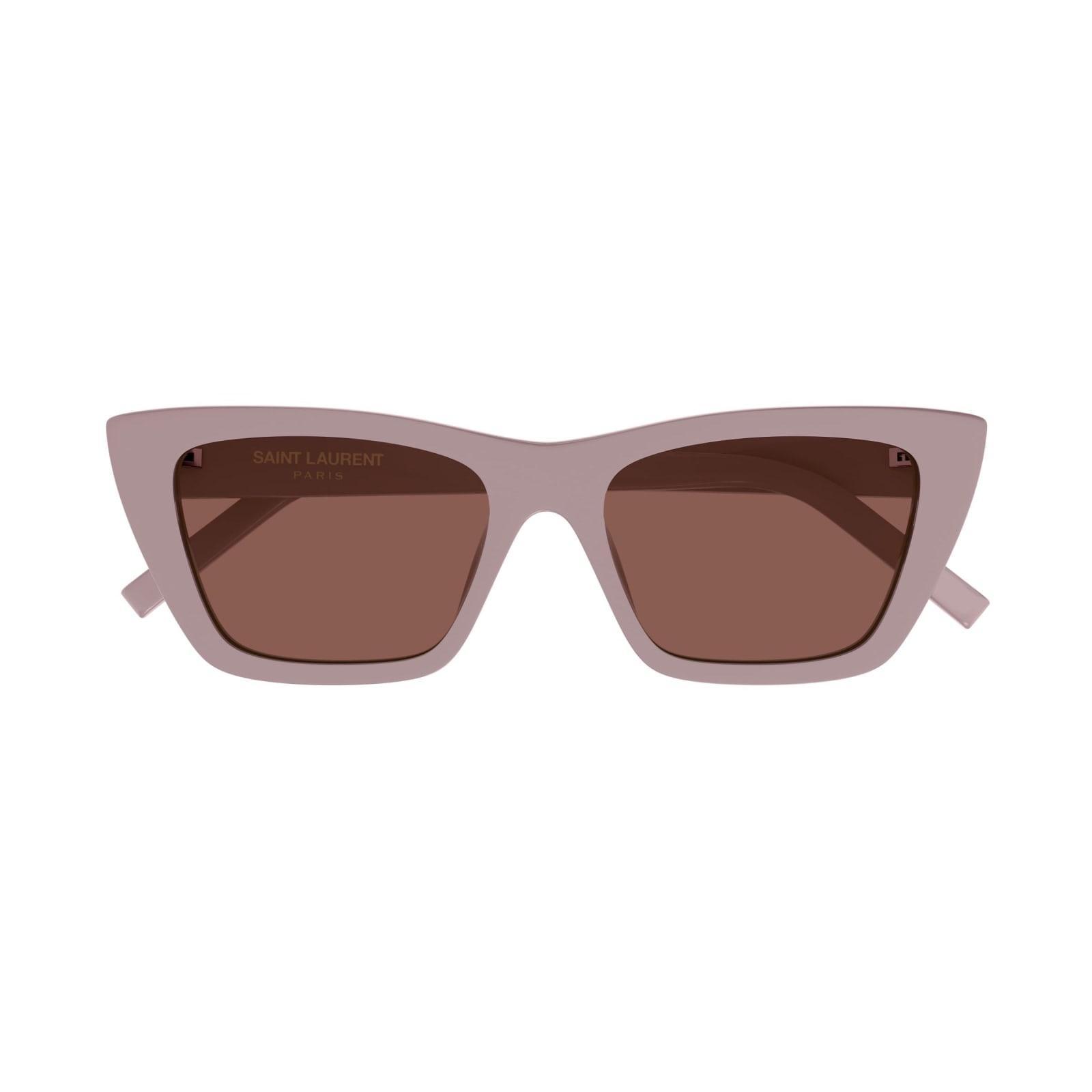 Sunglasses In Rosa/marrone Product Image