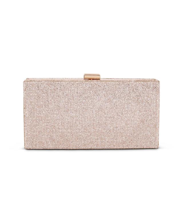 Jewel Badgley Mischka Womans Mila Crystal Box Clutch Product Image