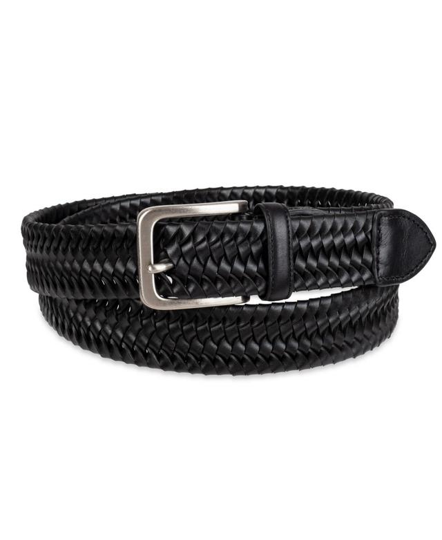 Tommy Bahama Mens Casual Stretch Braided Leather Belt Product Image