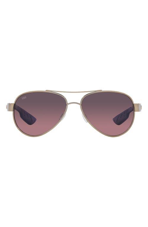 Costa Del Mar Loreto 56mm Gradient Pilot Sunglasses Product Image