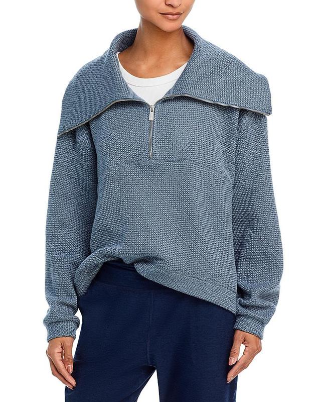 Sweaty Betty Restful Boucl Half Zip Pullover Product Image