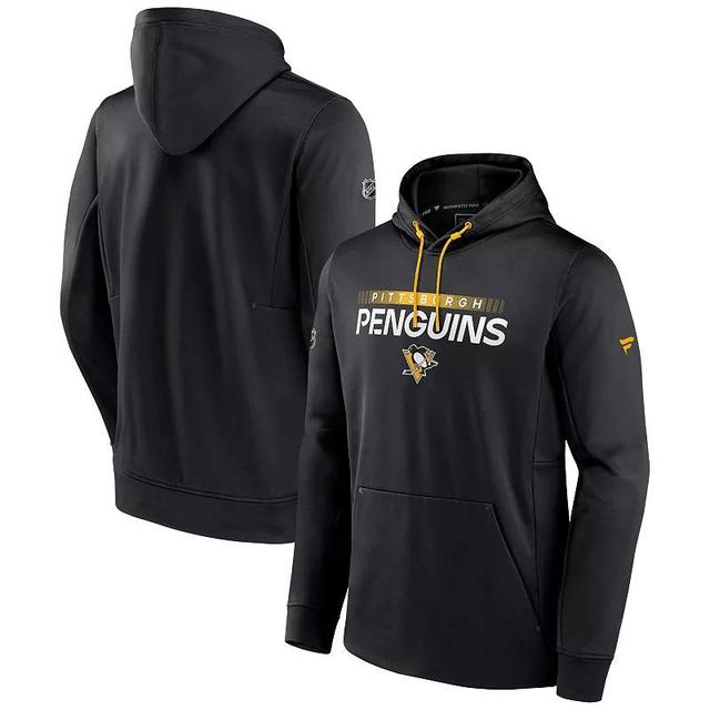 Mens Fanatics Branded Black Philadelphia Flyers Authentic Pro Rink Pullover Hoodie Product Image