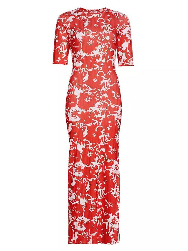 Floral Jersey Maxi Dress Product Image