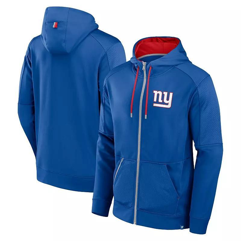 Mens Fanatics Royal New York Giants Defender Full-Zip Hoodie Product Image