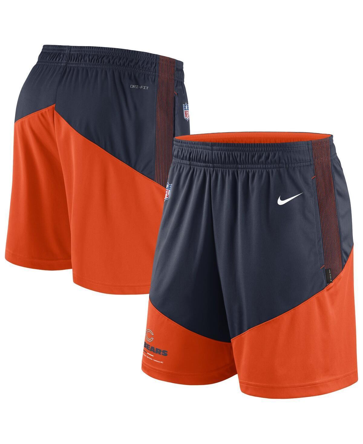 Mens Nike Navy Chicago Bears Primary Lockup Performance Shorts - Navy Product Image