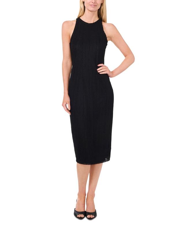 CeCe Womens Knit Sleeveless Tank Midi Dress Product Image