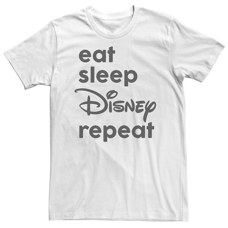 Big & Tall Disney Eat Sleep Disney Repeat Tee, Mens Product Image