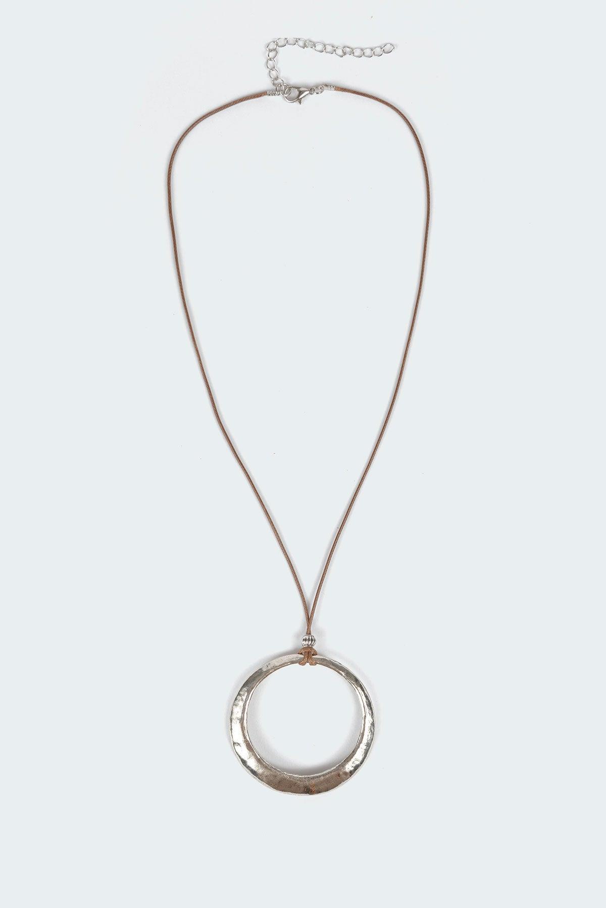 Lasso Pendant Cord Necklace Product Image