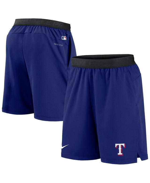 Mens Nike Royal Texas Rangers Authentic Collection Flex Vent Max Performance Shorts Product Image