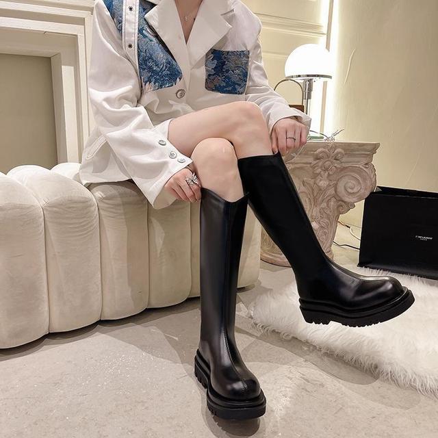 Platform Knee High Boots Product Image