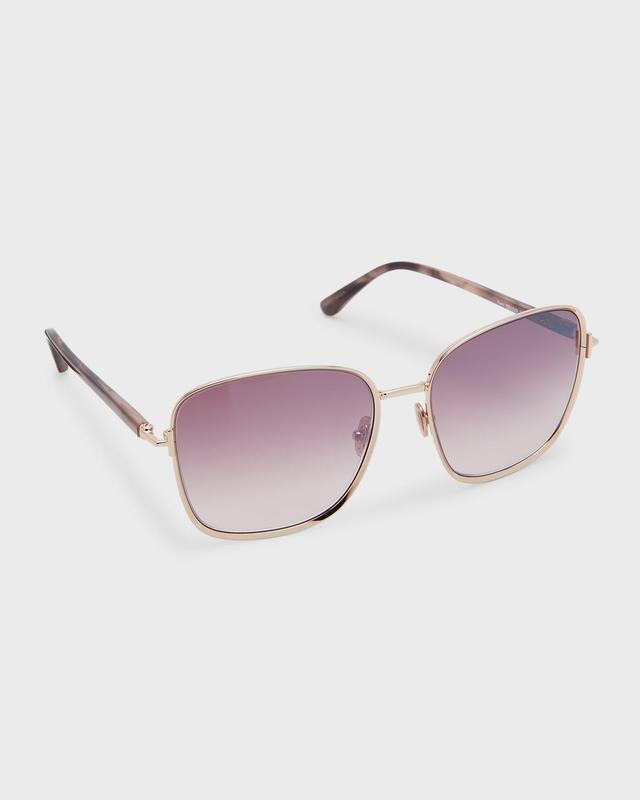 TOM FORD Fern 57mm Square Sunglasses Product Image