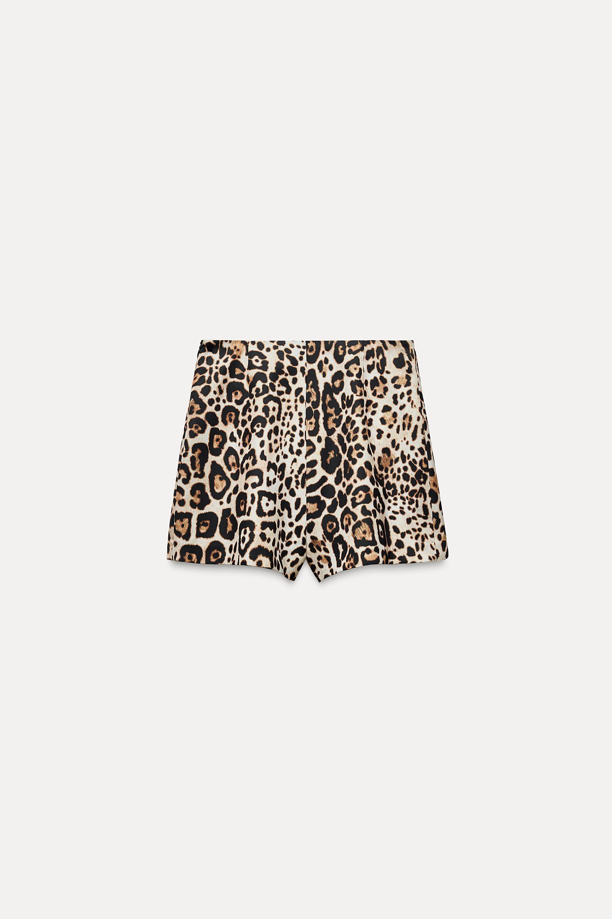 ANIMAL PRINT SPLIT SKIRT Product Image