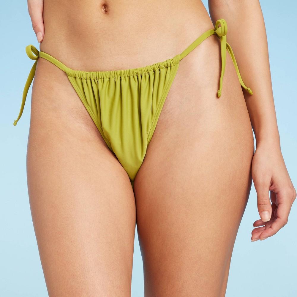 Womens Ultra High Leg Adjustable Coverage Bikini Bottom - Wild Fable XL Product Image