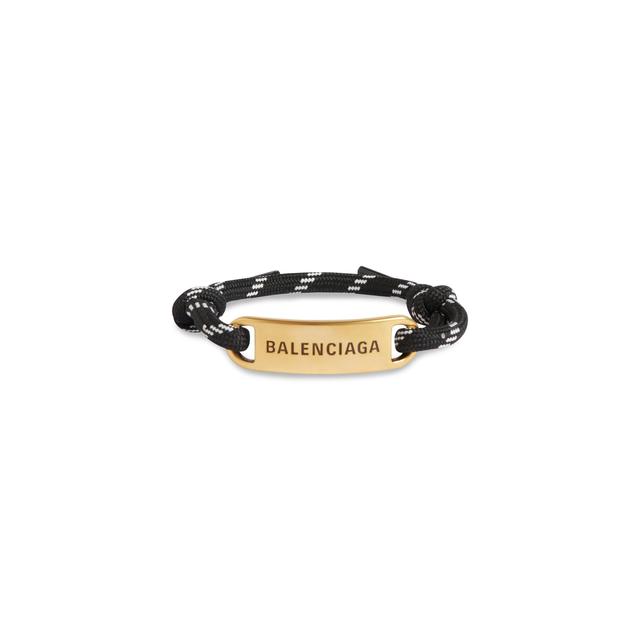 Plate Bracelet in Black Product Image