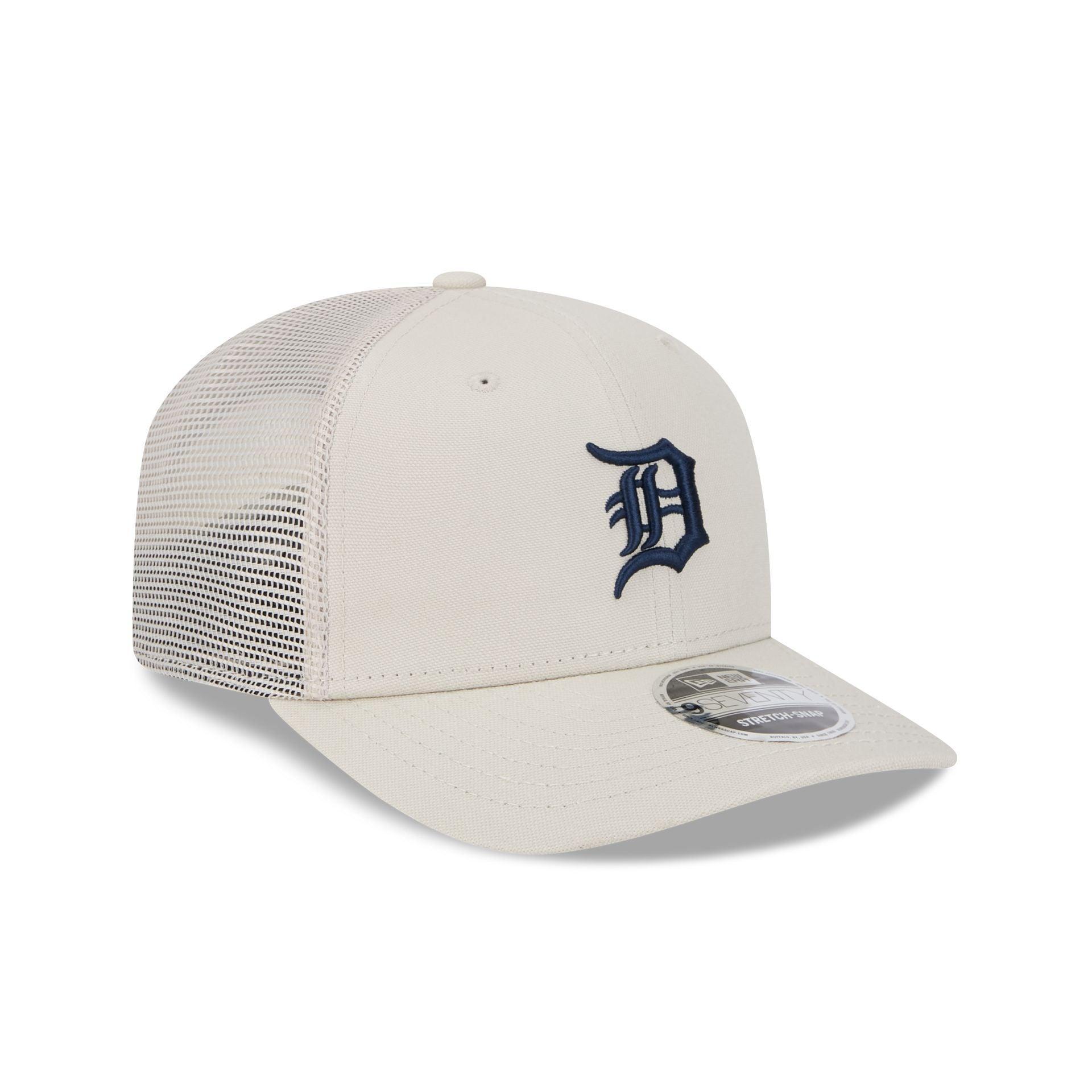 Detroit Tigers Canvas 9SEVENTY Trucker Hat Male Product Image