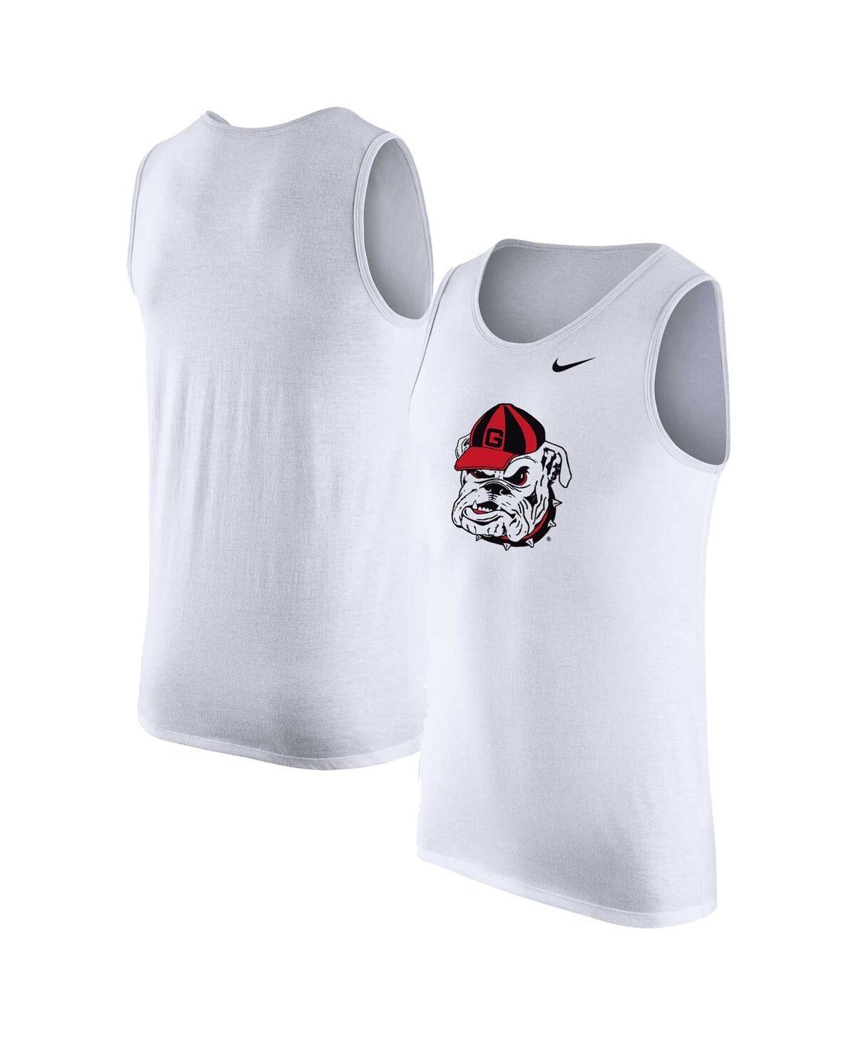 Mens Nike Georgia Bulldogs Vintage Logo Performance Tank Top Product Image