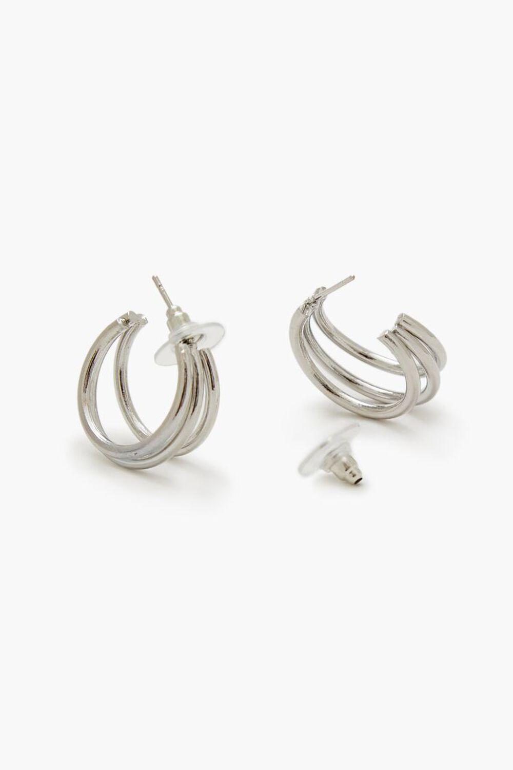 Hoop & Teardrop Drop Earring Set | Forever 21 Product Image