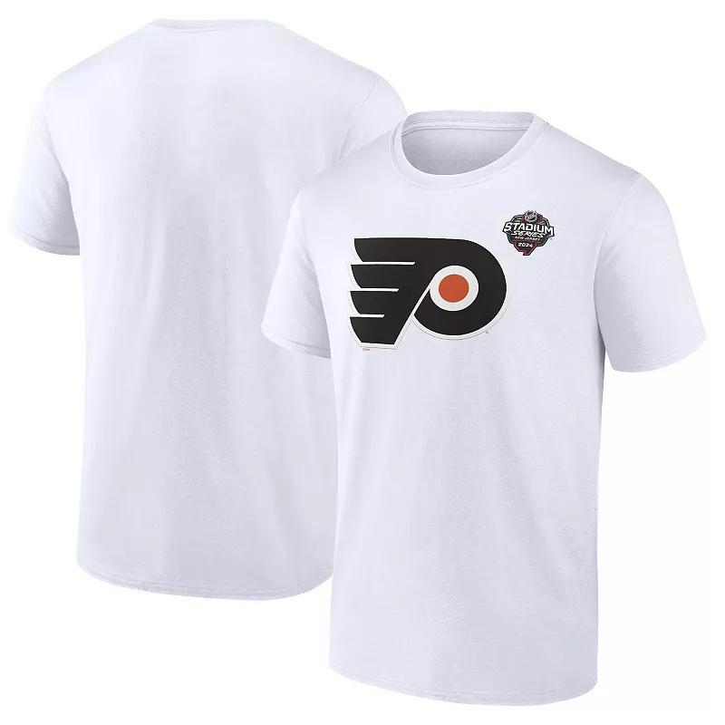 Mens Fanatics Branded White Philadelphia Flyers 2024 NHL Stadium Series Logo T-Shirt Product Image