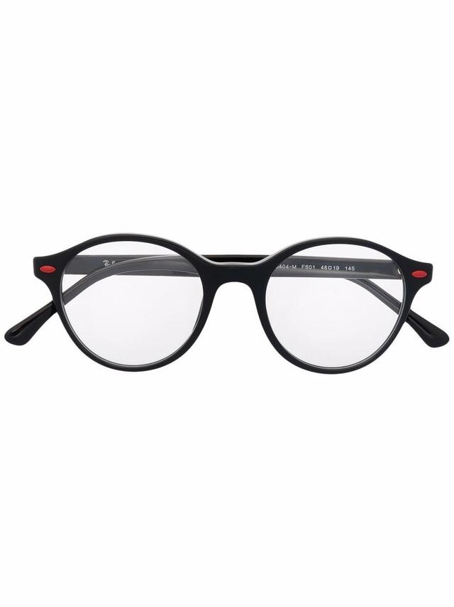 RAY BAN Tortoiseshell-frame Glasses In Black Product Image