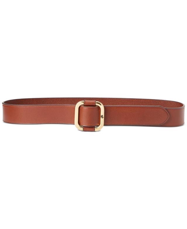 Lauren Ralph Lauren 1.5 Square Slide Buckle Belt Product Image