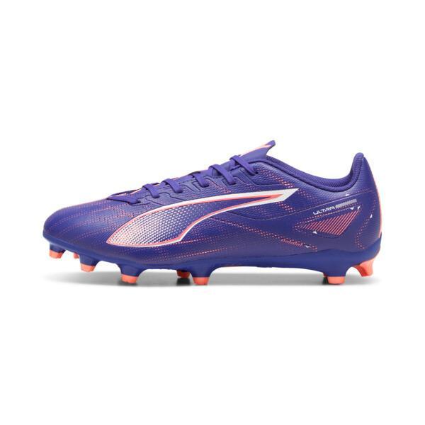 PUMA ULTRA 5 PLAY Firm Ground/Artificial Ground Men's Soccer Cleats Shoes in Lapis Lazuli/White/Sunset Glow Product Image