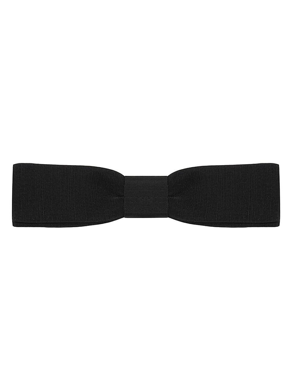 Mens Rectangular Bow Tie in Faille Product Image