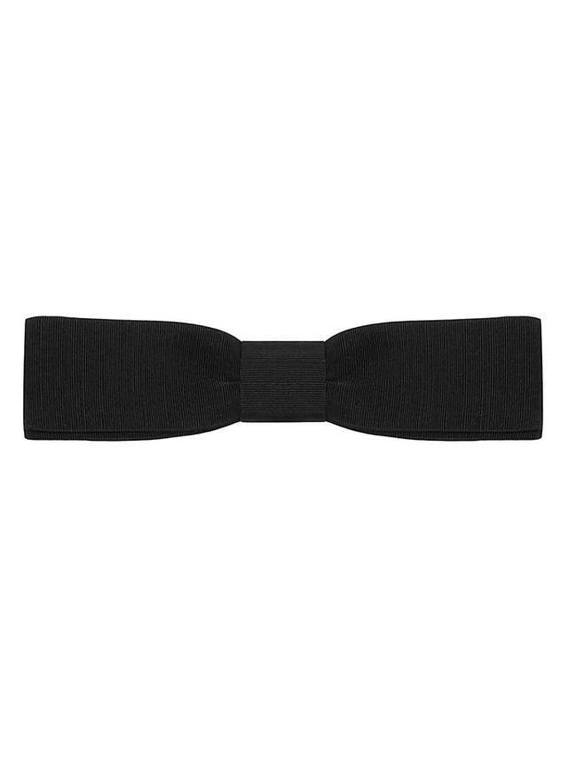 Mens Rectangular Bow Tie in Faille Product Image