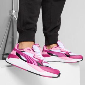 PUMA X-Ray Speed Metallic FS Women's Sneakers in White/Magenta Gleam/Black Product Image