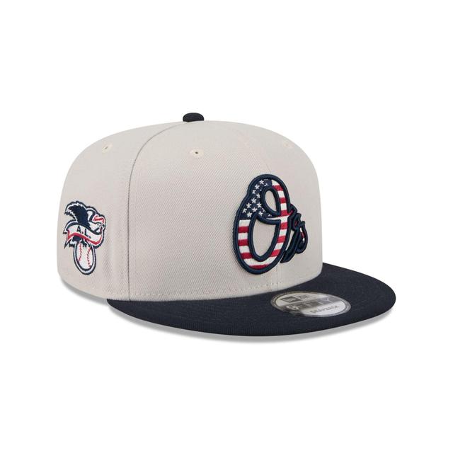 Baltimore Orioles Independence Day 2024 9FIFTY Snapback Hat Male Product Image