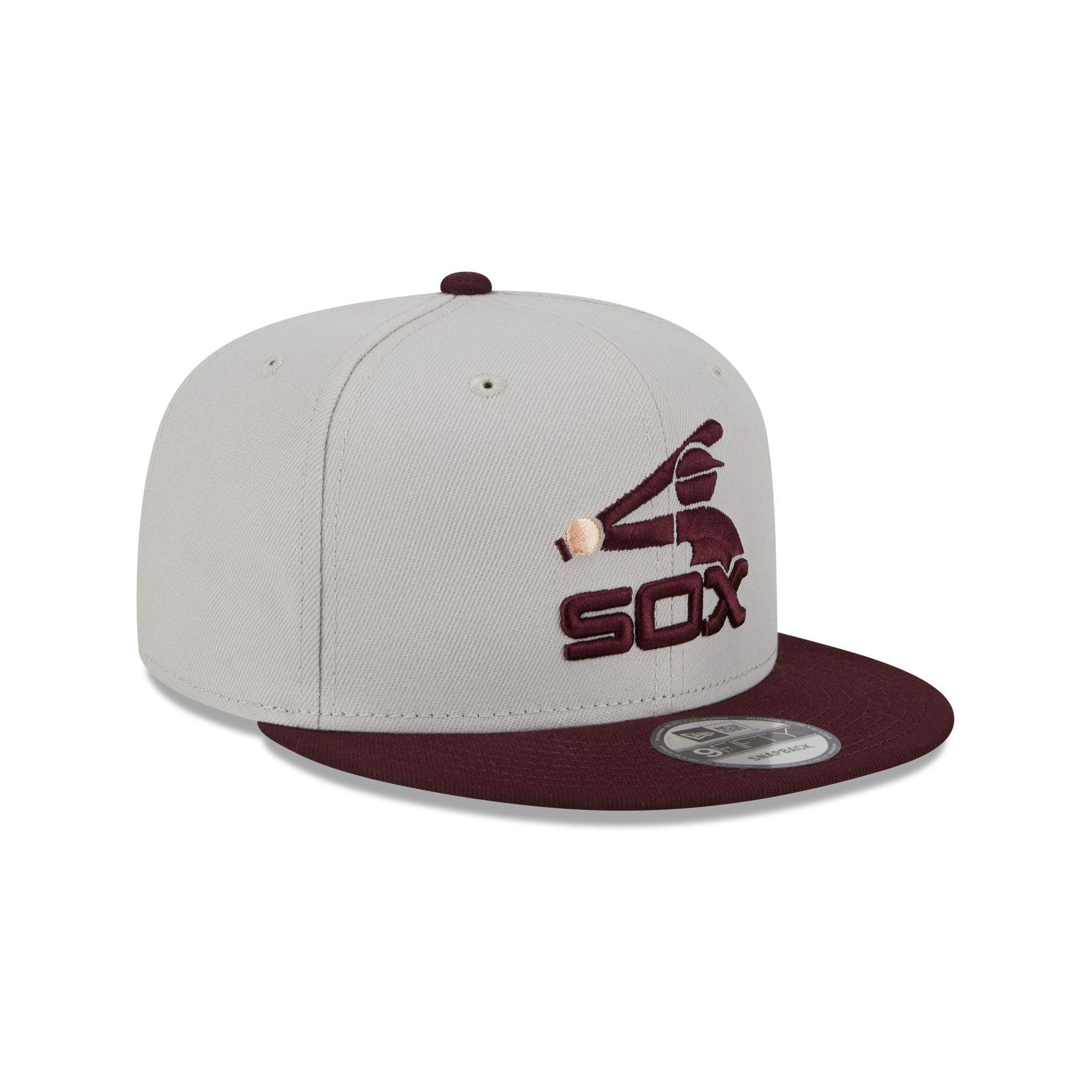 Chicago White Sox Mauve Visor 9FIFTY Snapback Hat Male Product Image