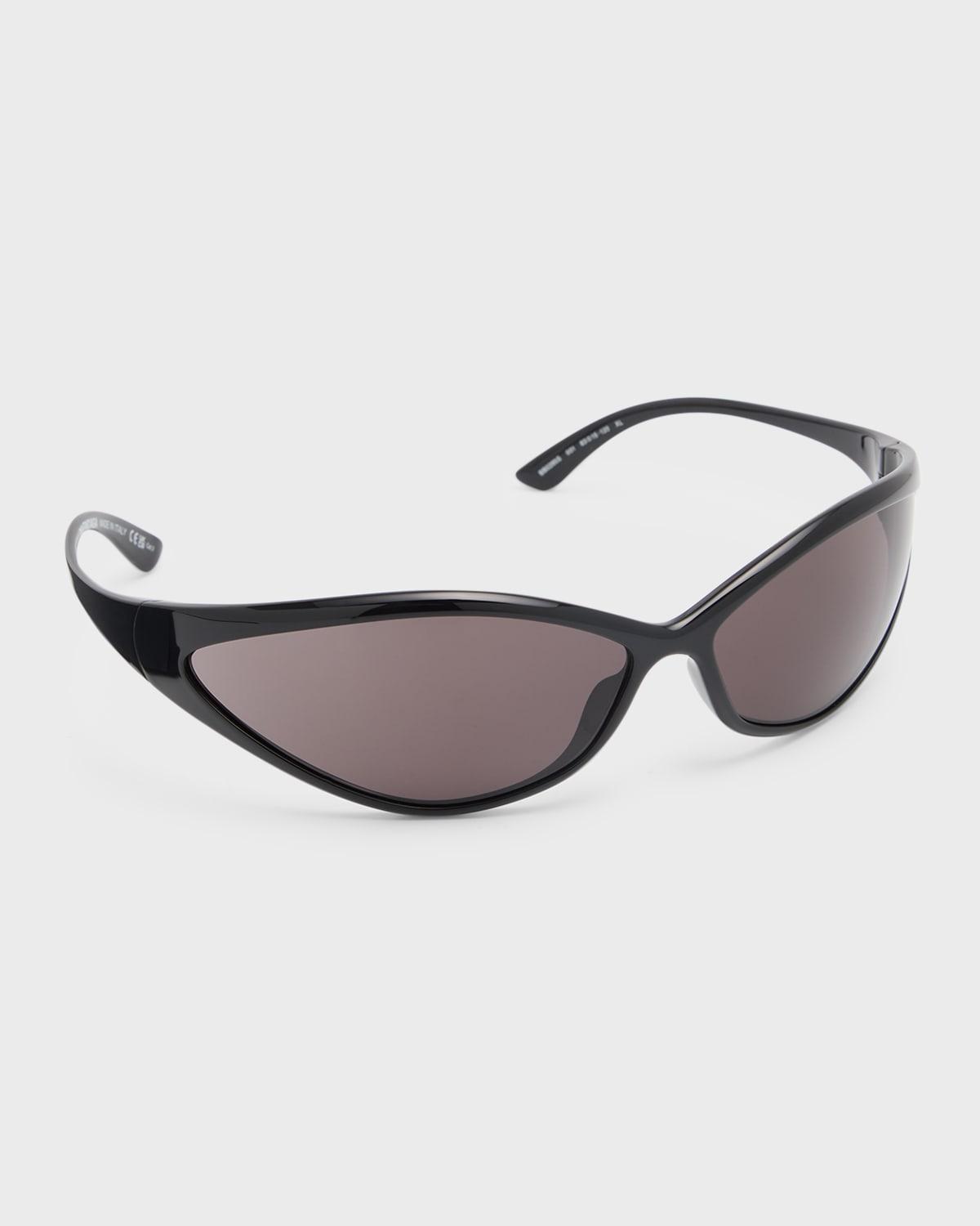 Mens Fashion Show 90s Oval 83MM Geometric Sunglasses Product Image