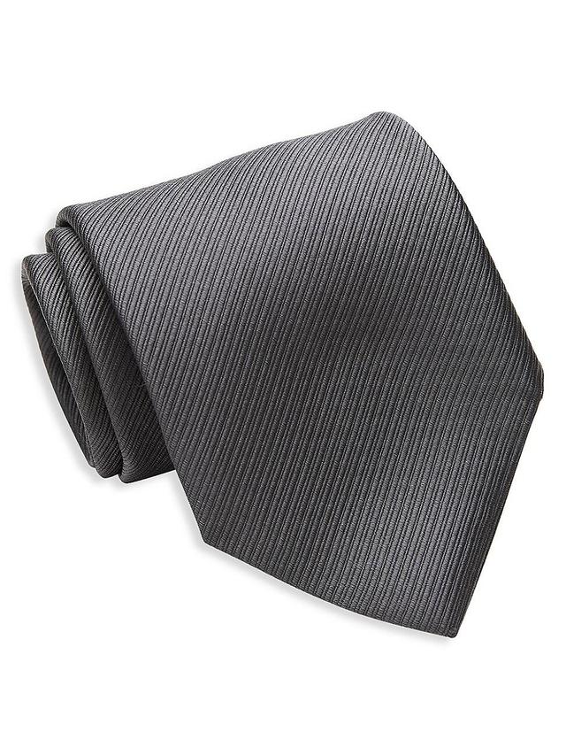 David Donahue Stripe Silk Tie Product Image