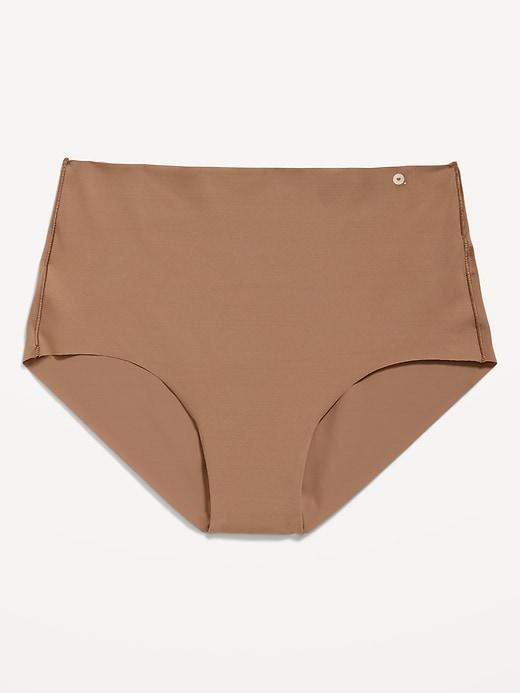 High-Waisted No-Show Brief Underwear Product Image