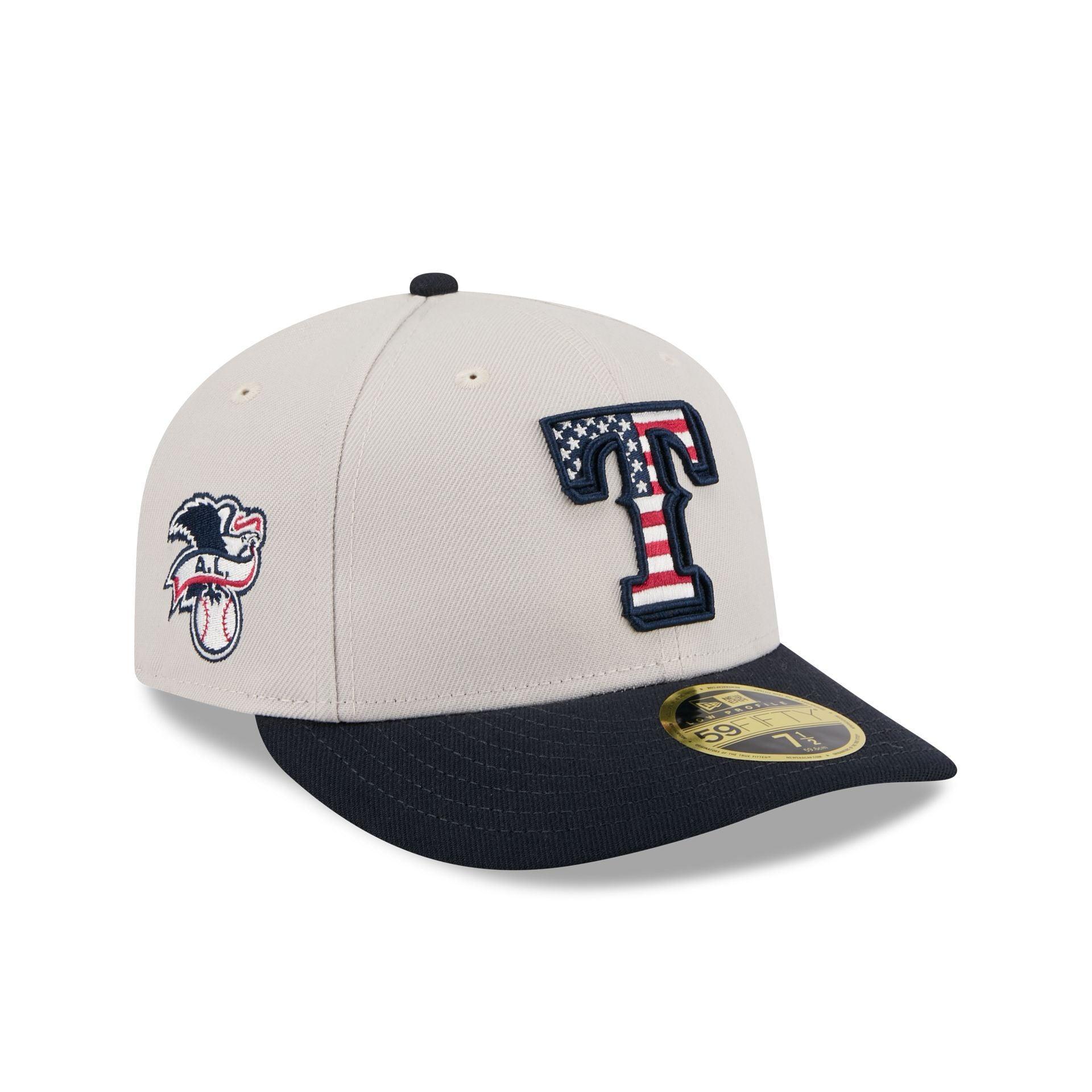 Texas Rangers Independence Day 2024 Low Profile 59FIFTY Fitted Hat Male Product Image