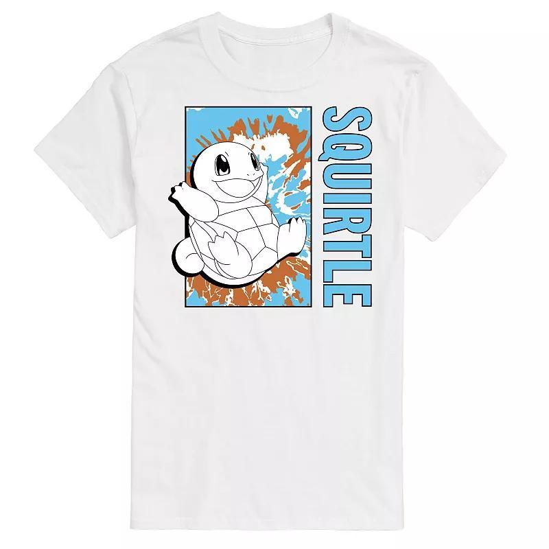 Big & Tall Pokmon Tie Dye Squirtle Graphic Tee, Mens Product Image