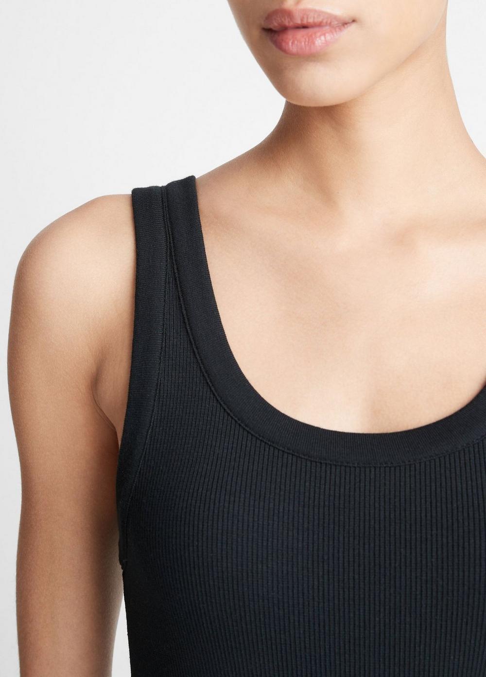 Ribbed Scoop-Neck Tank Product Image