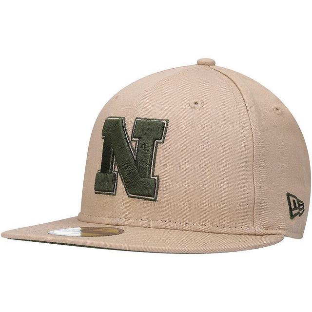 Mens New Era Tan Nebraska Huskers Camel & Rifle 59FIFTY Fitted Hat Product Image